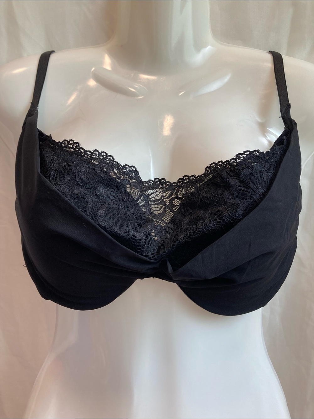 Jessica Black Lace Underwire Bra 36D